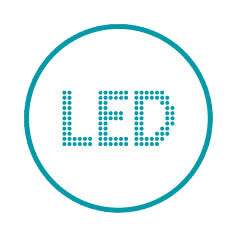 led