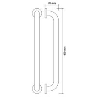 asa de seguridad latón Ø25mm - 45cm kauta | sanidek