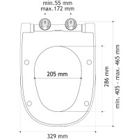 tapa wc alba softclose | sanidek