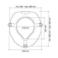 tapa wc elevada access | sanidek