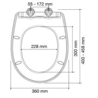 tapa wc ema softclose | sanidek