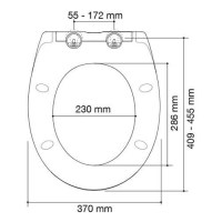 tapa wc guida softclose | sanidek