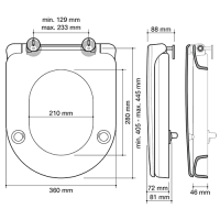 tapa wc elevada nexus D | sanidek