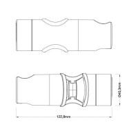 soporte ducha unic para barra deslizante | sanidek