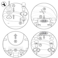 fijaciones tapa wc delta | sanidek